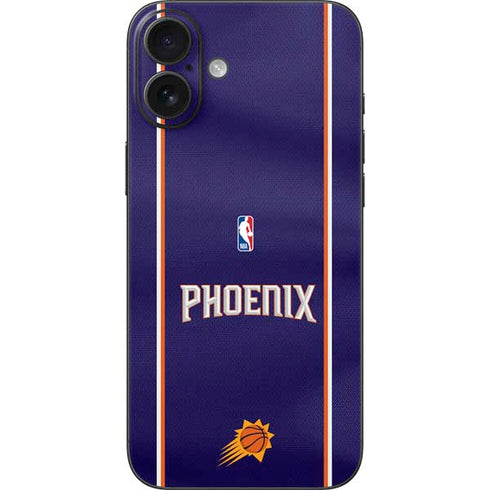 NBA Phoenix Suns Jersey iPhone 16 Plus Skin
